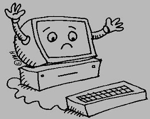 frustrated computer