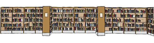 bookshelves 